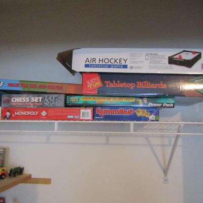 Closet with Games and Toys