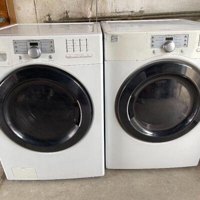 Lot 106  Kenmore Front Loading Washer & Gas Dryer 2012
