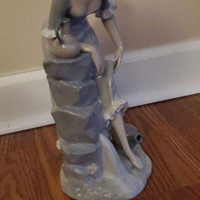 NAO by Lladro  Figurine (#18) -  Girl Lady  Fountain  water jugs #5203 13"