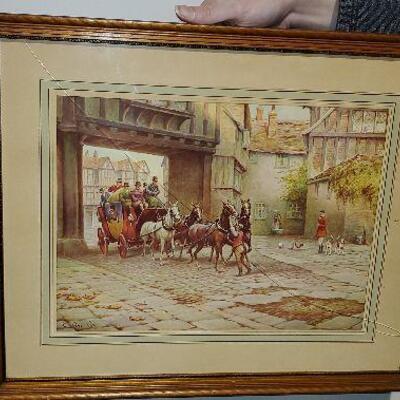 "The Arrival" Framed Print by L. Carr Cox (item #26)