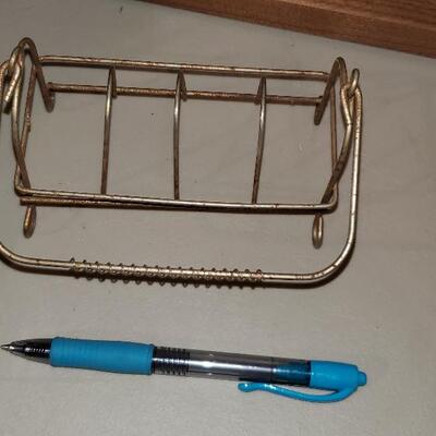 Vintage Metal Toast Holder Napkin Holder (item #89)