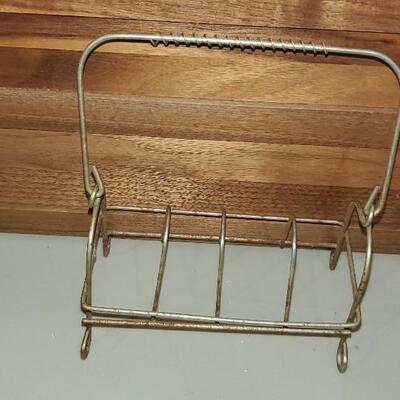 Vintage Metal Toast Holder Napkin Holder (item #89)