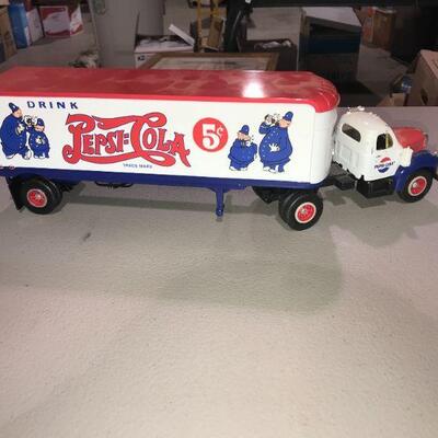 Pepsi Cola Tractor Trailer Truck Semi Drink Pepsi-Cola 5 Cents (item #126)