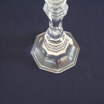 3pc crystal candlestick 