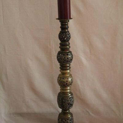 Brass candle stand