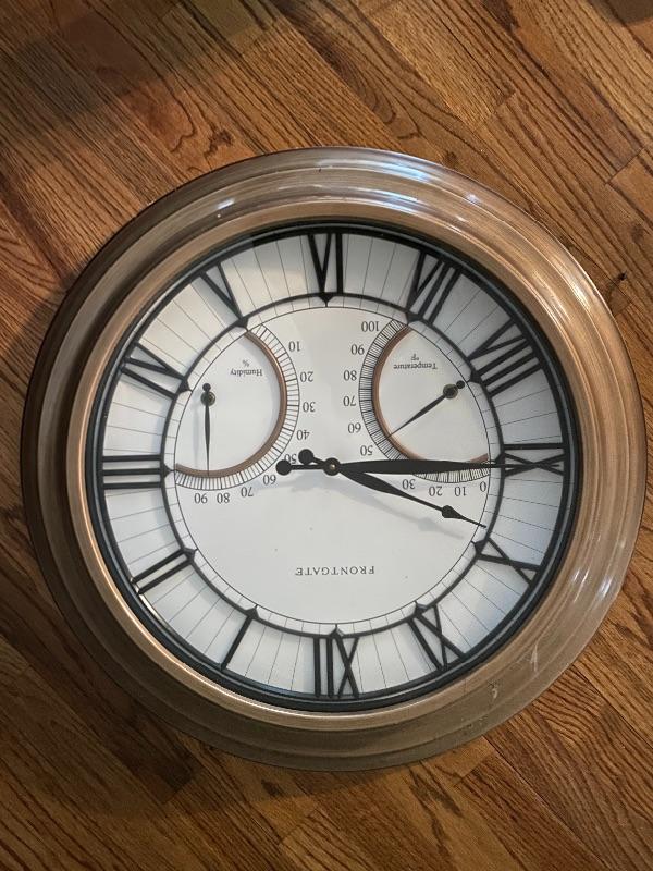 Frontgate outdoor clock