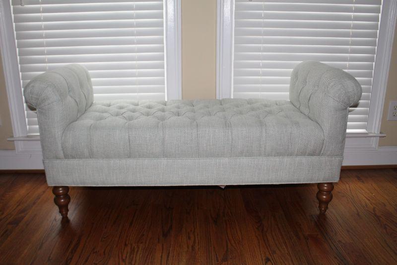 Ethan Allen Tufted Bench