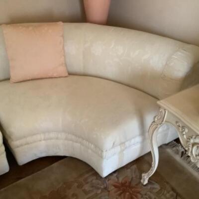 Large CLEAN White Sectional Sofa
