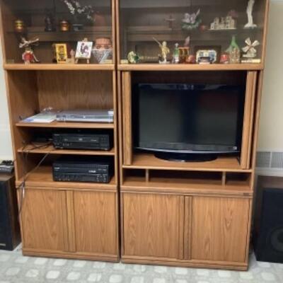 PAIR Cabinet Wall Units Entertainment Pieces