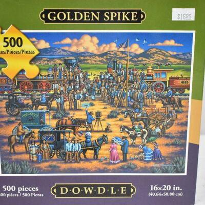 2pc Puzzles: Golden Spike -and- Wizard's Secret