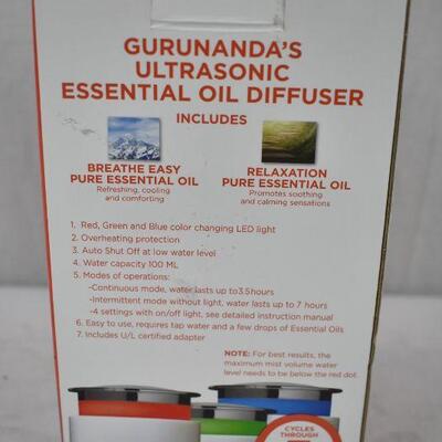 Essential Oils Diffuser. Possibly New, Open Box