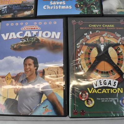 8 DVDs: Blue Collar Comedy, Ernest, Chevy Chase, etc