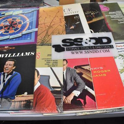 18 LP Record Albums: 60 Years of Music America Loves Best -to- Roger Williams