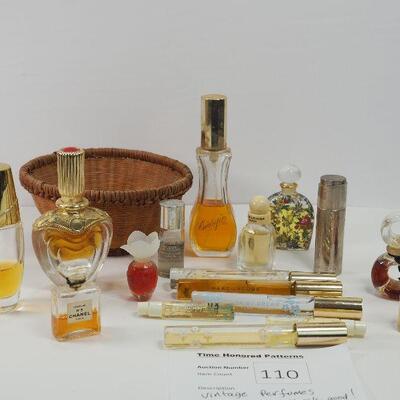 Lot 110 Vintage perfume