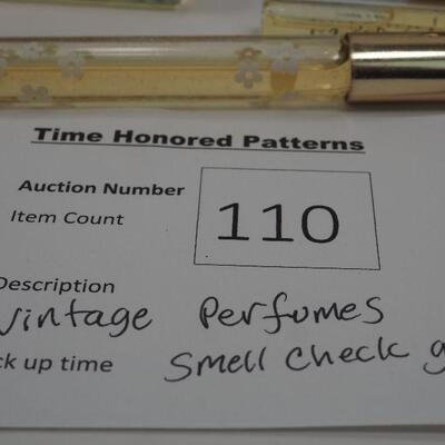 Lot 110 Vintage perfume