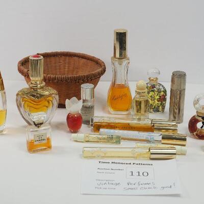Lot 110 Vintage perfume
