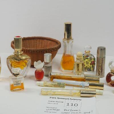Lot 110 Vintage perfume