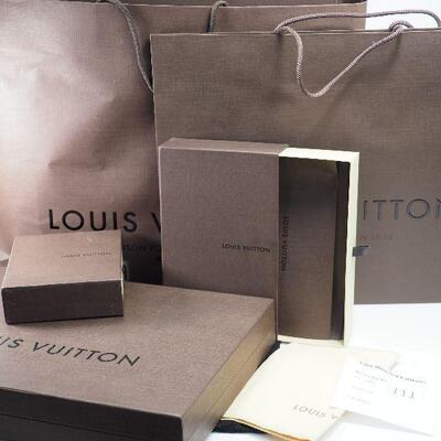 Lot 111 Louie Vuitton luxury bags and Boxes EMPTY