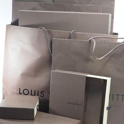 Lot 111 Louie Vuitton luxury bags and Boxes EMPTY