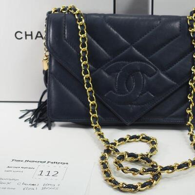 Lot 112 3 Faux Chanel Purses and 2 empty boxes