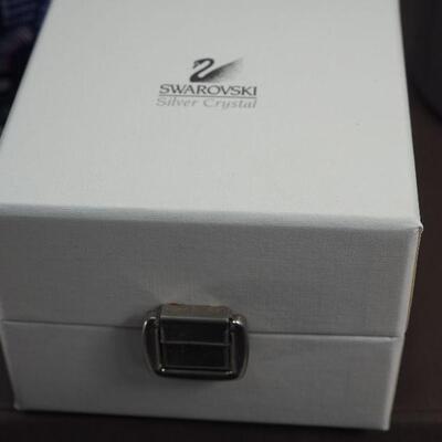 113 Empty Swarovski Crystal boxes, Empty Large Louis Vuitton box
