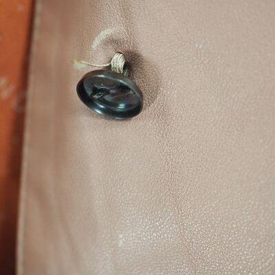 Lot 116 Vintage brown leather Fendi short jacket