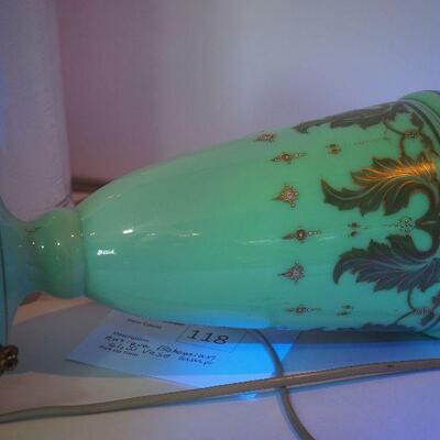 Lot 118 Bohemian Glow vase lamp