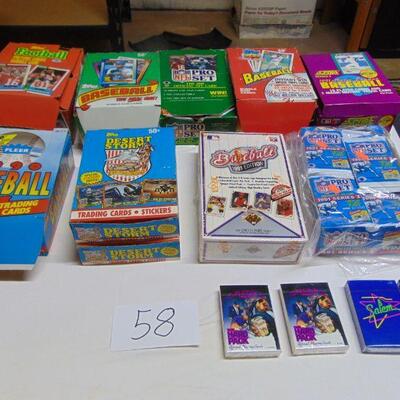 Box 58 -- Collector sports cards