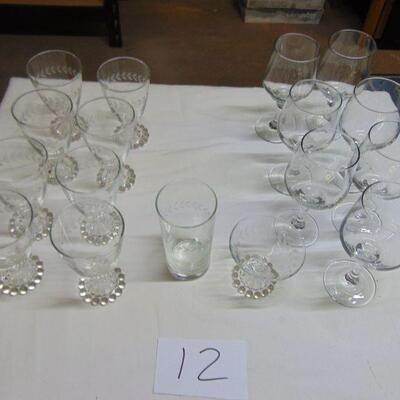 Box 12 -- glassware