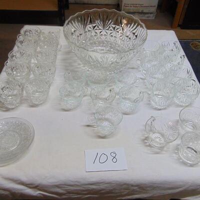 Box 108 -- Punch bowl and cups