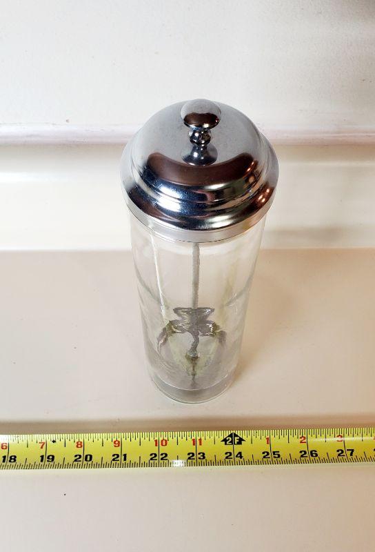 GLASS & METAL STRAW HOLDER