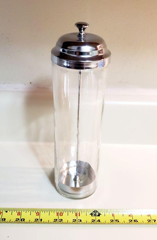 GLASS & METAL STRAW HOLDER