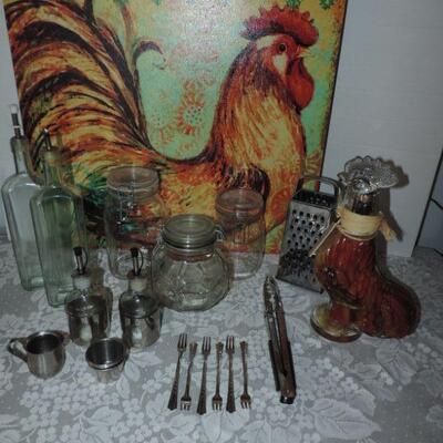 ROOSTER JAR - WALL ART AND MORE