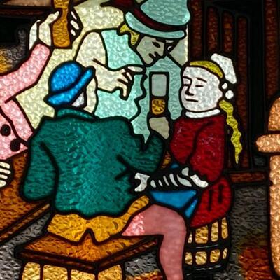 Fun and Bright Stain Glass Picture
