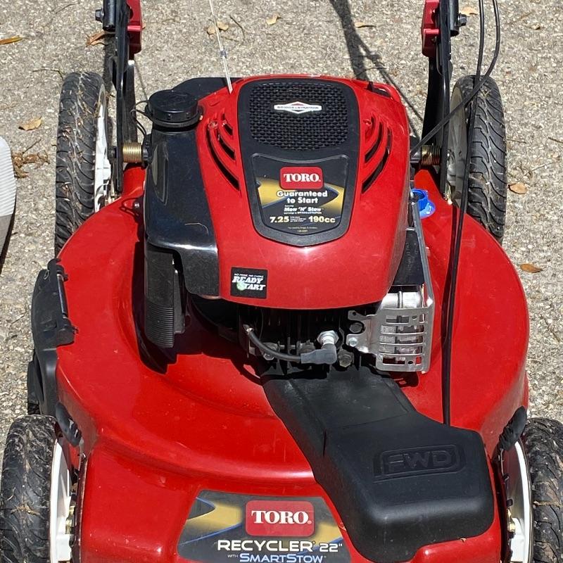 toro easy stow lawn mower