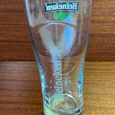 Heineken Pilsner 14oz. Pint Beer Glasses 