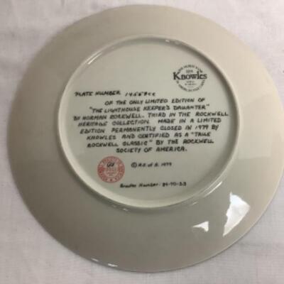 2077 Three Gotham Decorative Plates Norman Rockwell Collectors Plate