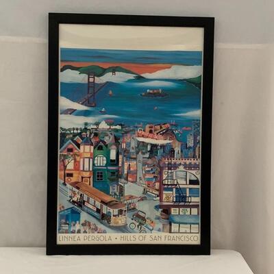 Lot 30 - Framed Artwork of San Francisco