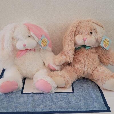 Lot 3: (2) New Very Soft Bunnies 