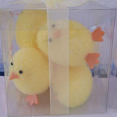 Lot 9: New Flocked Bunnies and Chicks