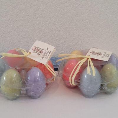 Lot 18: (2)  New Habersham Scented Wax Pottery Eggs