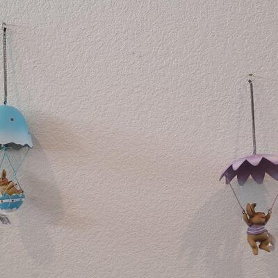 Lot 22: (2) New Hanging, Bouncing Airborne Bunnies 