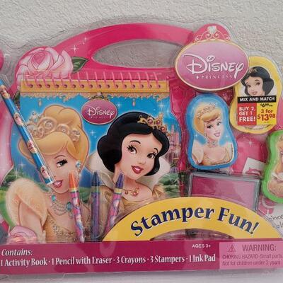 Lot 33: Felt Easter Basket, Disney Princess Card Games & Stamper Fun, Peep Bubbles, Grow a Bunny, Wind up Chick
