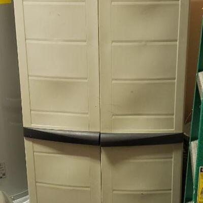 #2  Workforce Plastic Storage Cabinet,  69H, 31W, 18D 