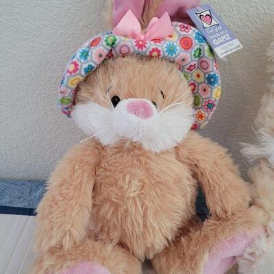 Lot 36: (2) New GANZ Bunny Plushes
