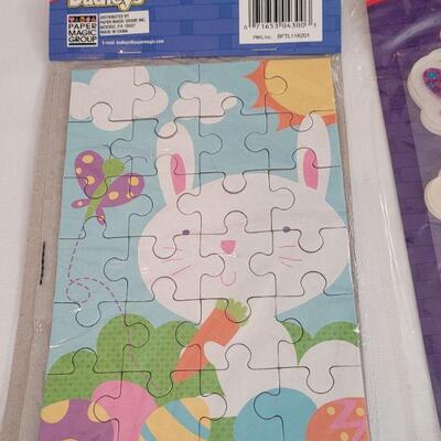 Lot 39: New Dora the Explorer Bubble Magnet Book, Disney Princess Activity Set, Window Gels, Puzzle and Panda Bear Necklace 