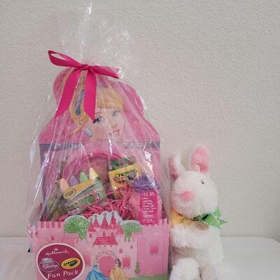 Lot 46: New Disney Princess Gift Set and New Hallmark Bunny with Sound