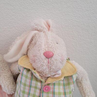 Lot 47: (2) New Standing Stoft Deco Bunnies 