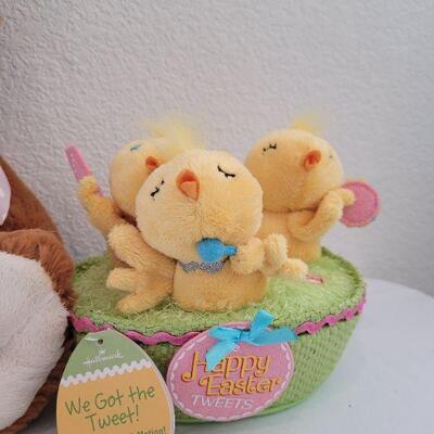 Lot 52:  New Ganz Plush Bunny & Animated Chicks