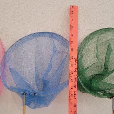 Lot 57: (3) Child's Butterfly Nets